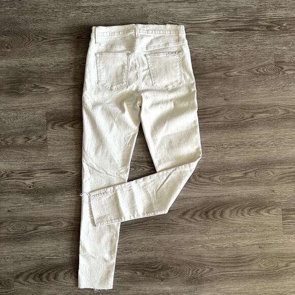 Joe’s Jeans Women’s White High Rise Skinny Ankle Jeans Size 28 x 28 - Picture 3 of 9
